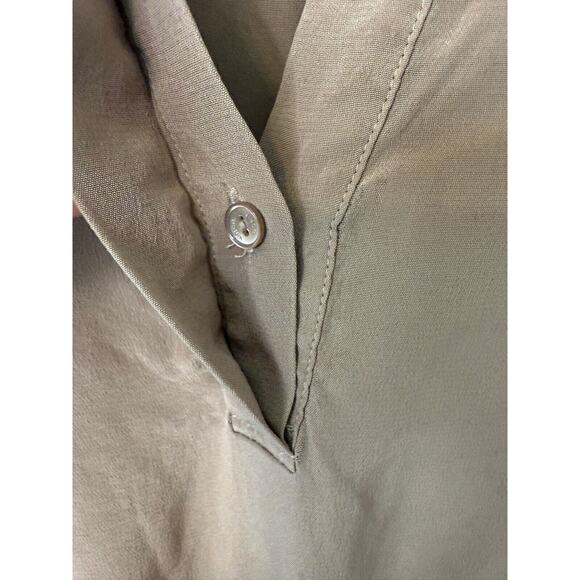 Vince Women's Cafe Ole Tunic Dress Size M, Pockets, Button Closure, Long Sleeves - Picture 8 of 12